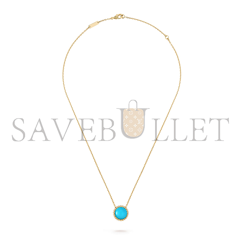 VAN CLEEF ARPELS PERLÉE COULEURS PENDANT YELLOW GOLD VCARPML800
